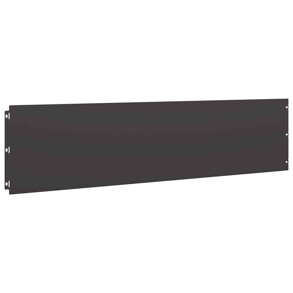 Nurmikon Reunalistat 20 Kpl Musta 25X103Cm Kylmävalssattu Teräs