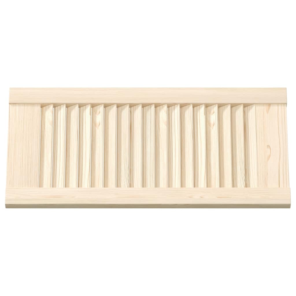 Kaapin Ovet Säleikkö Design 2 Kpl 61,5X29,5Cm Massiivipuu Mänty