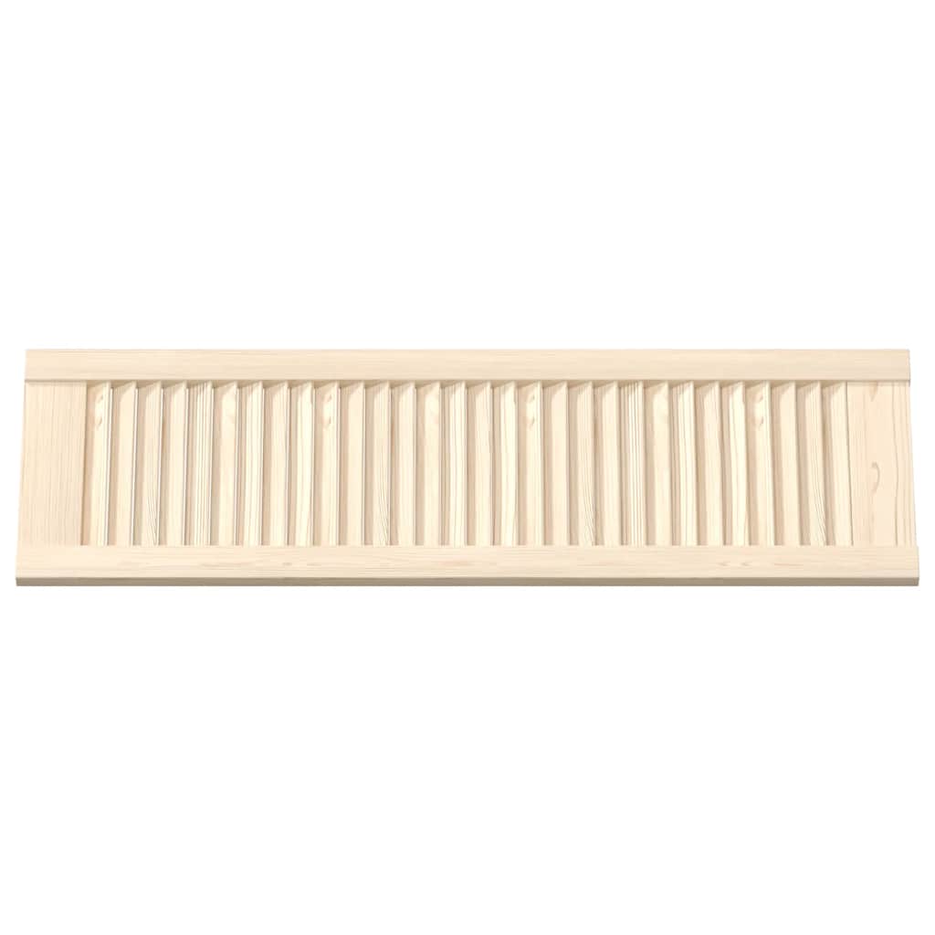 Kaapin Ovet Säleikkö Design 2 Kpl 99X29,5 Cm Massiivipuu Mänty