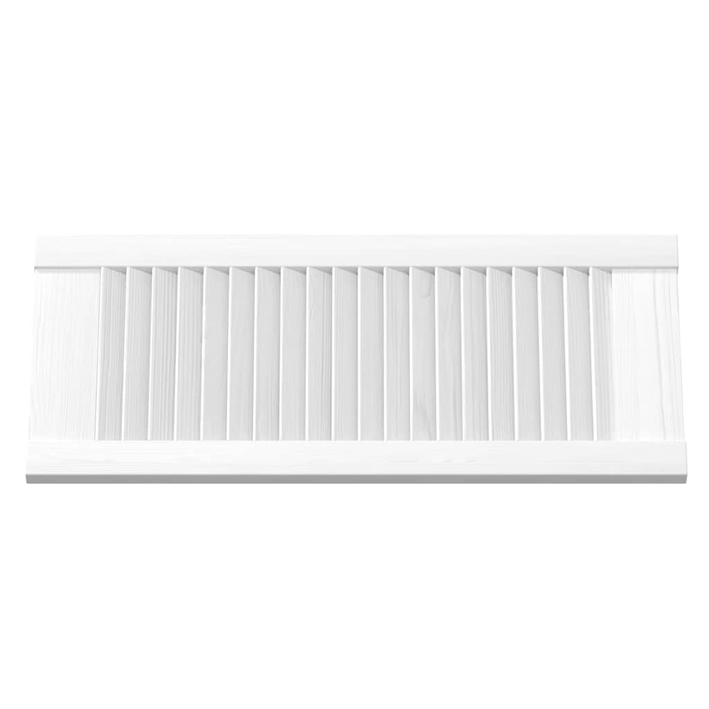 Kaapistoovet Säleikkö Design 4 Kpl Valkoinen 69X29,5 Cm