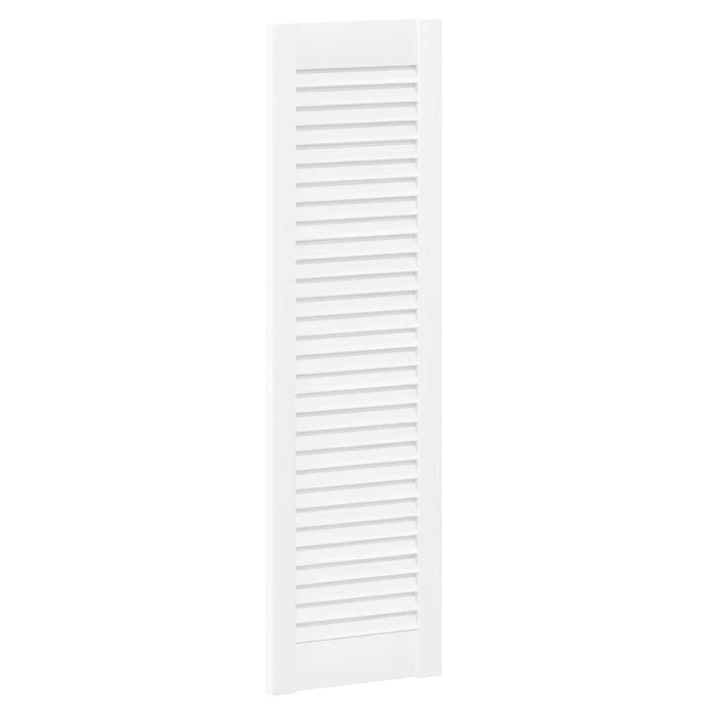 Kaapistoovet Säleikkö Design 2 Kpl Valkoinen 99X29,5 Cm