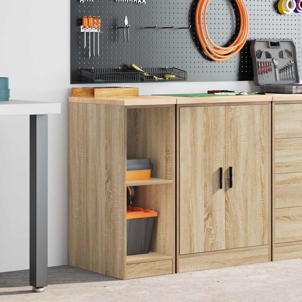 Autotallin Säilytyskaappi Sonoma Tammi 30X51X85 Cm Täysi Mänty