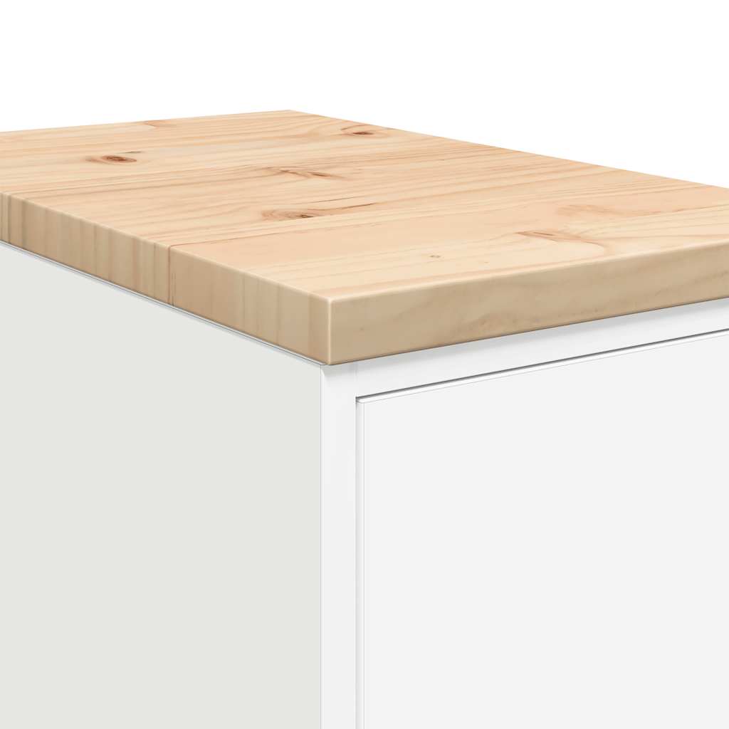 Autotallin Säilytyskaappi Valkoinen 30X51X85 Cm Täysi Mänty