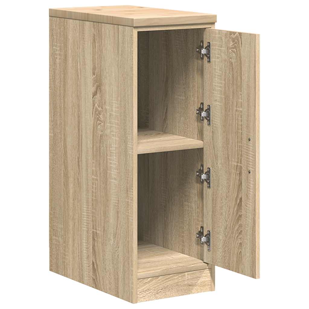 Autotallin Säilytyskaappi Sonoma Tammi 30X51X85 Cm Täysi Mänty
