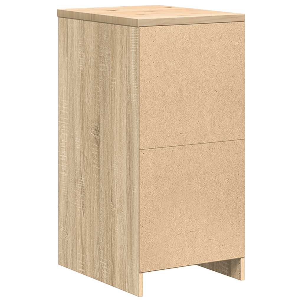 Autotallin Säilytyskaappi Sonoma Tammi 40X51X85 Cm Täysi Mänty