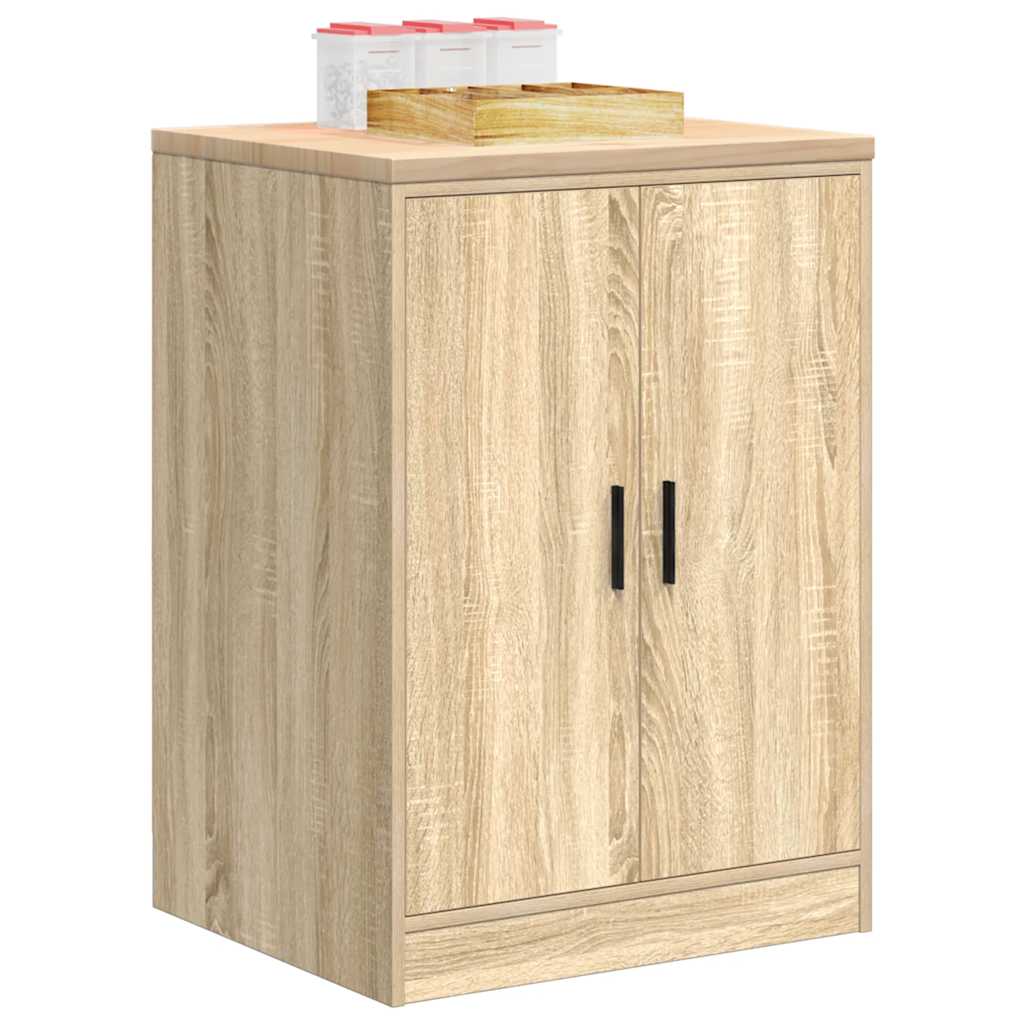 Autotallin Säilytyskaappi Sonoma Tammi 60X51X85 Cm Täysi Mänty