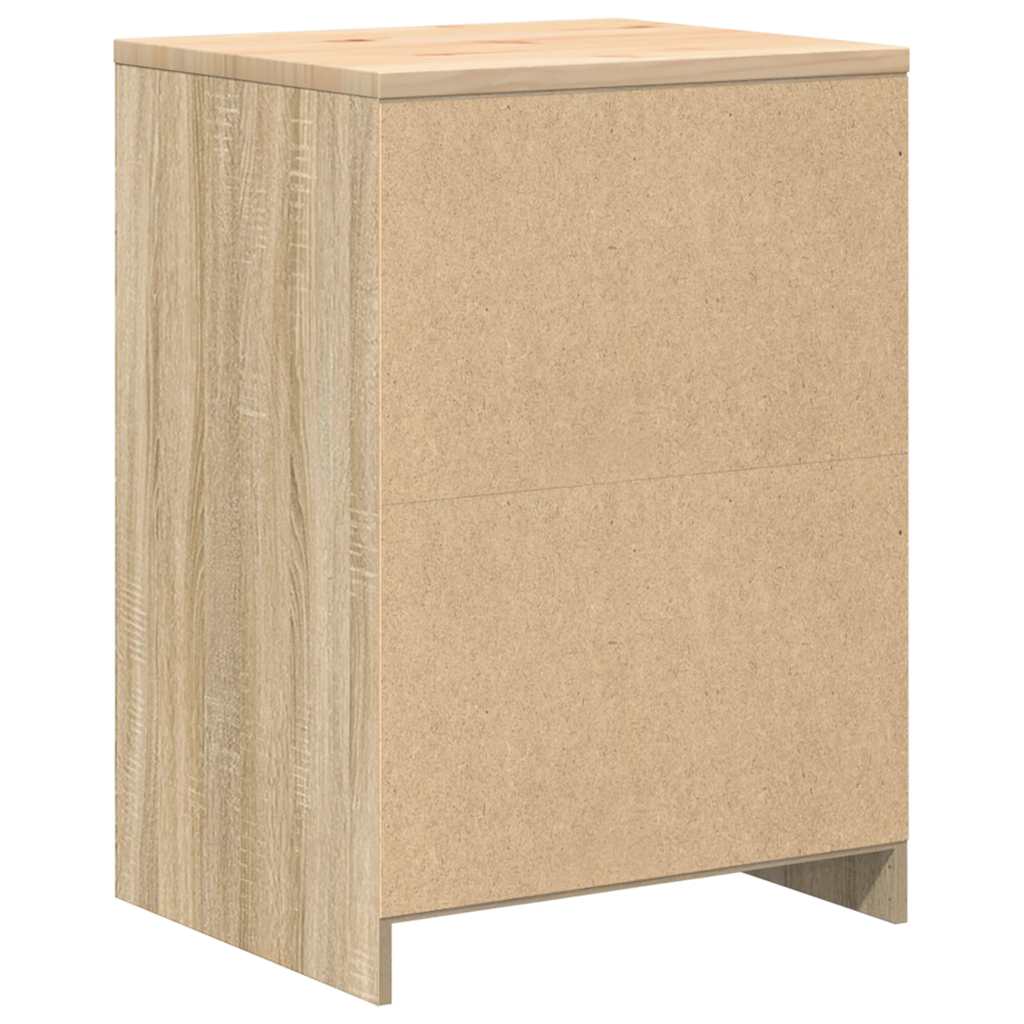 Autotallin Säilytyskaappi Sonoma Tammi 60X51X85 Cm Täysi Mänty