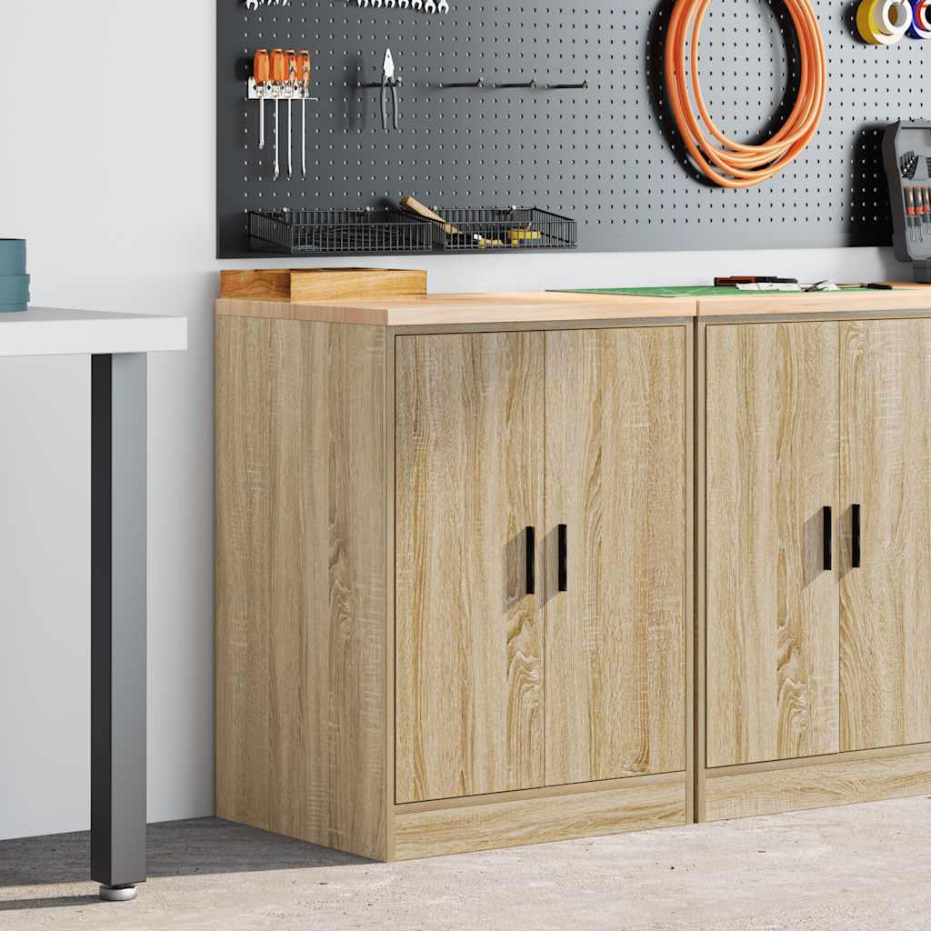 Autotallin Säilytyskaappi Sonoma Tammi 60X51X85 Cm Täysi Mänty