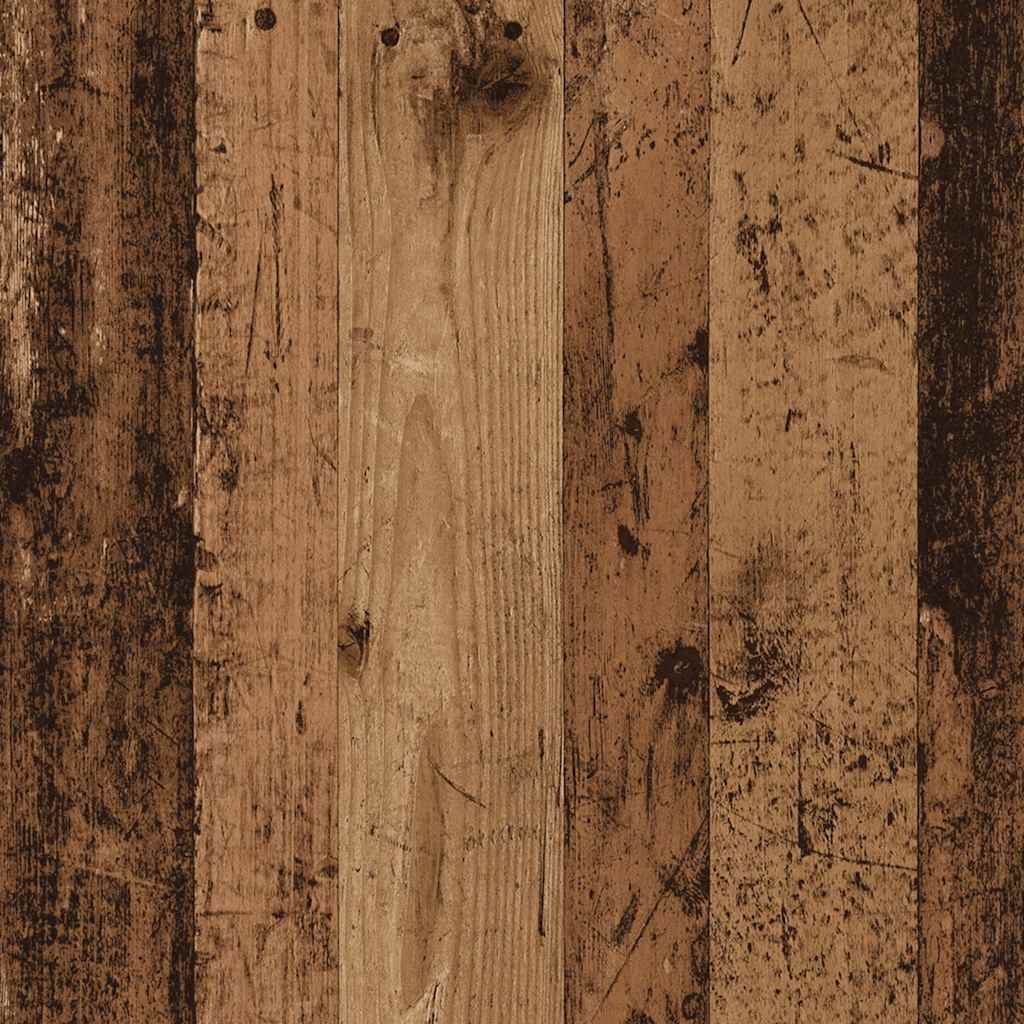 Autotallin Säilytyskaappi Vanha Puu 60X51X85 Cm Täysi Mänty