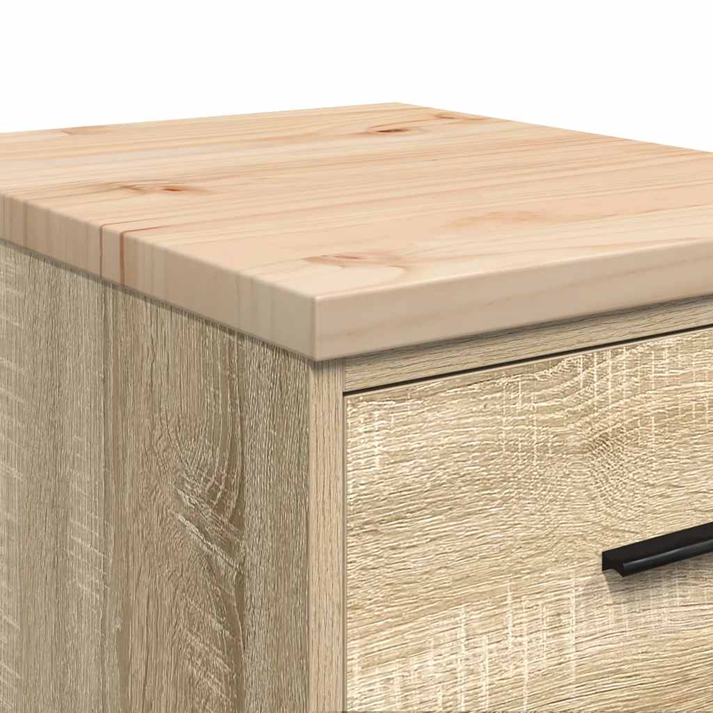 Autotallin Säilytyskaappi Sonoma Tammi 40X51X85 Cm Täysi Mänty