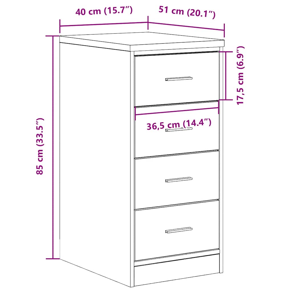 Autotallin Säilytyskaappi Ruskea Tammi 40X51X85 Cm Täysi Mänty