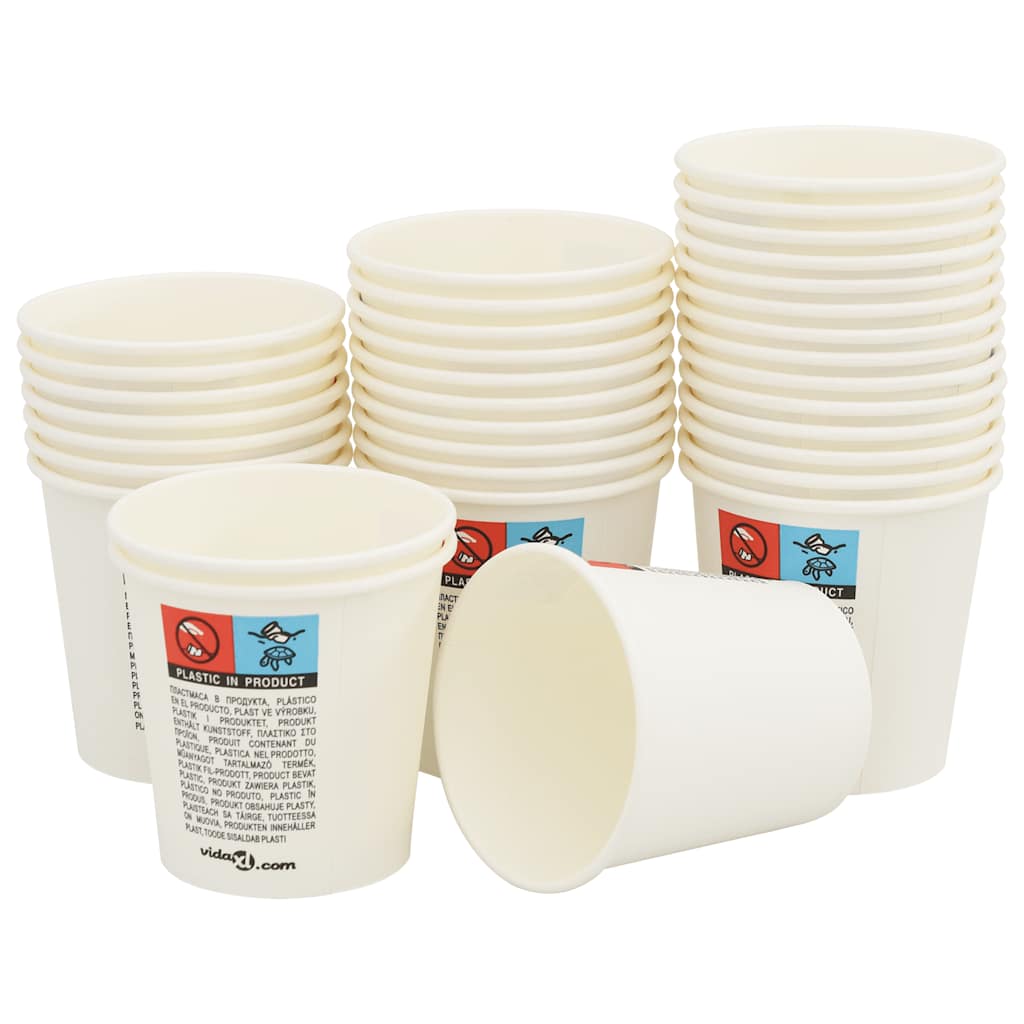 Paperiset Kahvikupit Kansilla 1000 Kpl 4Oz 100Ml