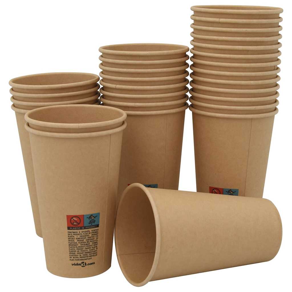 Paperiset Kahvikupit Kansilla 1000 Kpl 16Oz 400Ml