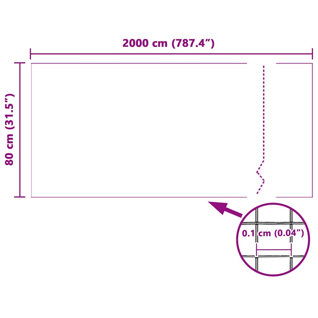 Hyönteisverkko Valkoinen 80 X 2000 Cm Lasikuitu