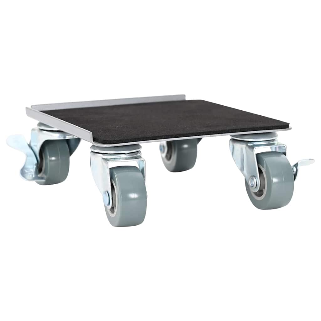 Huonekalurullat 4 Kpl Nostimella 13,5X13,5X6 Cm Teräs 1300 Kg