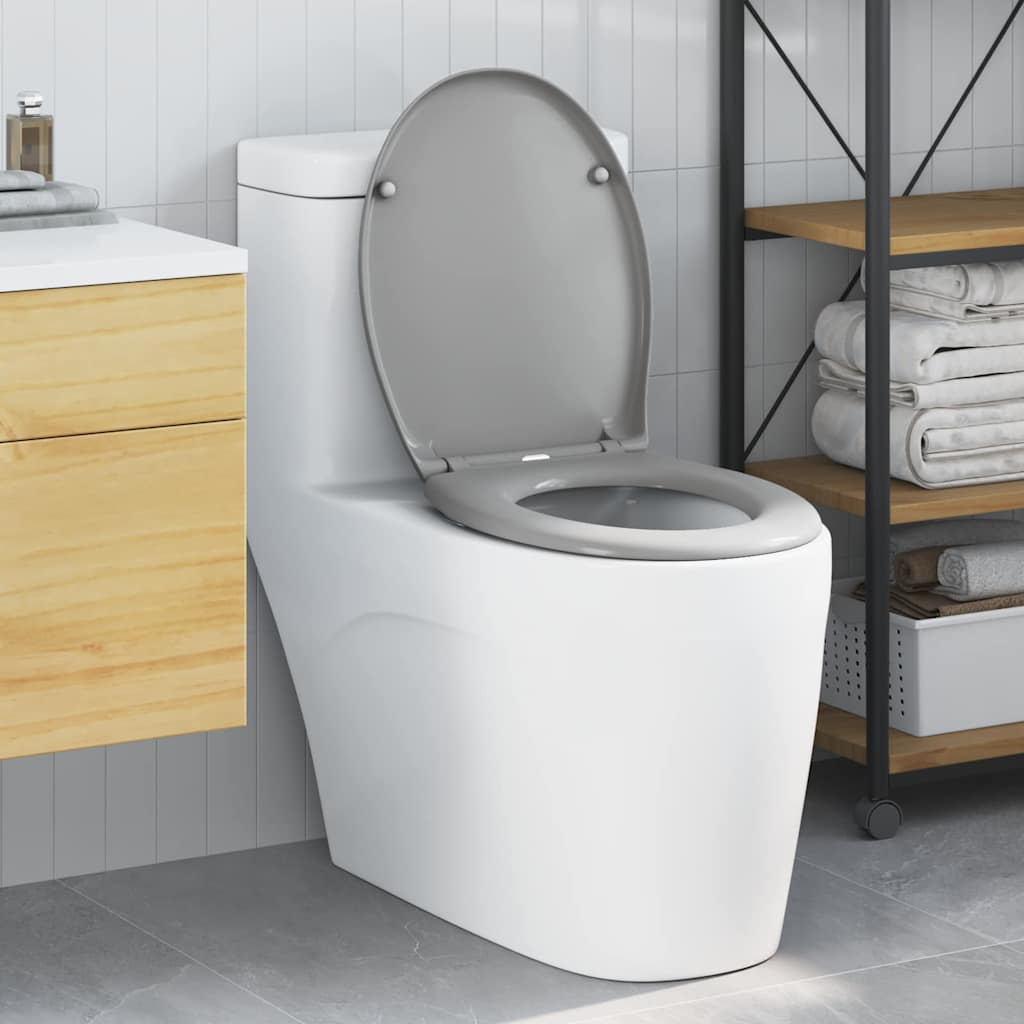 Wc-Istuin Harmaa 47 X 37 X 4 Cm Duroplast