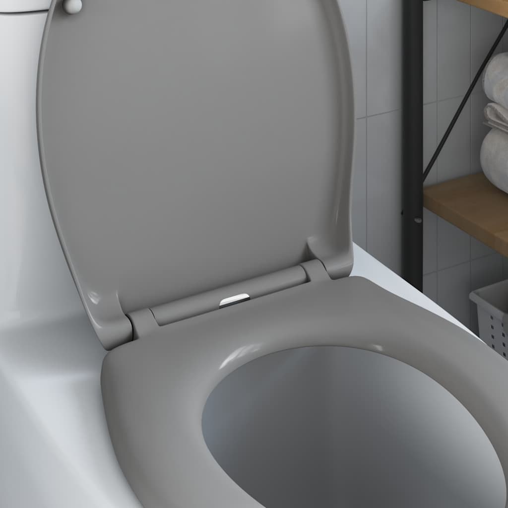 Wc-Istuin Harmaa 47 X 37 X 4 Cm Duroplast