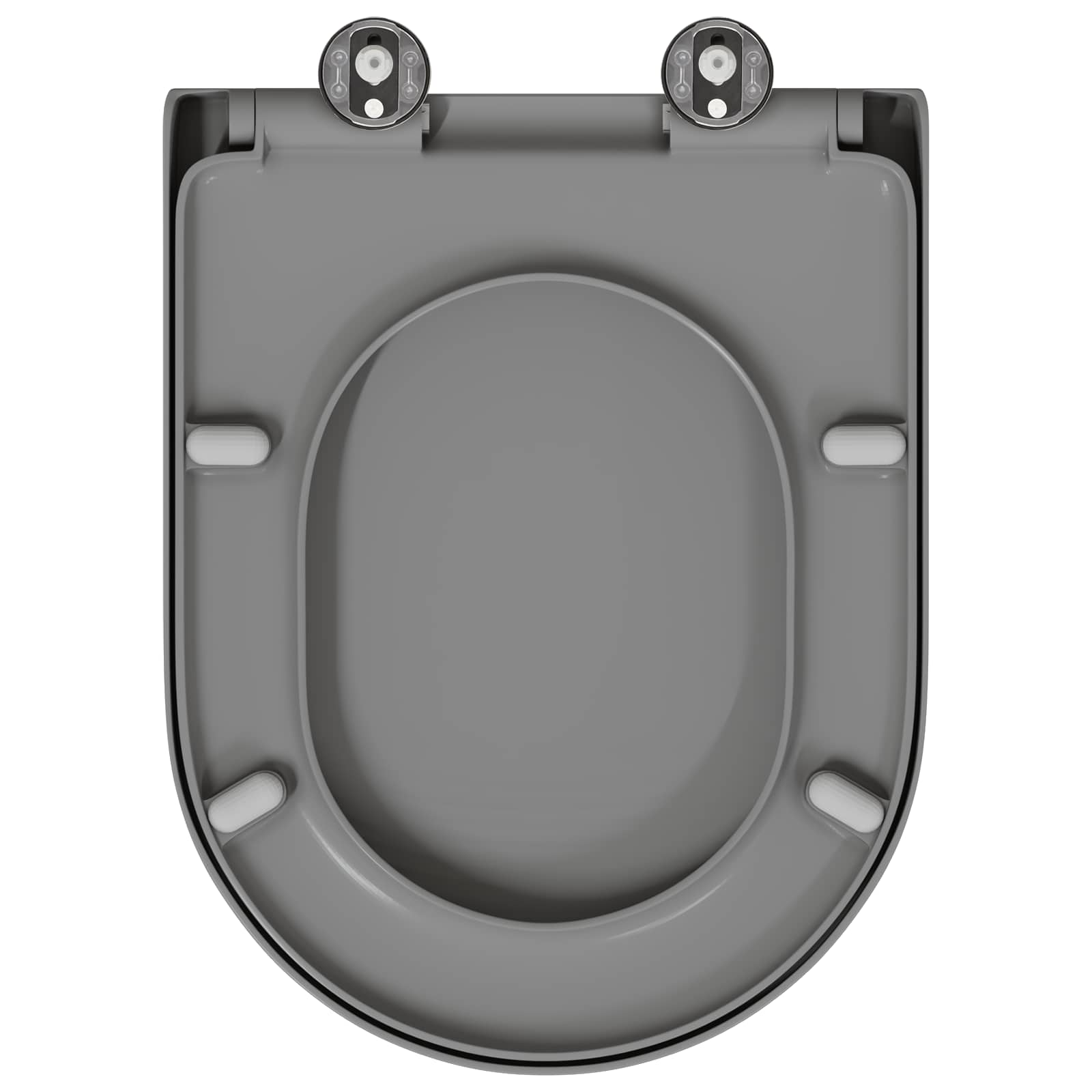 Wc-Istuin Harmaa 49 X 36 X 4 Cm Duroplast