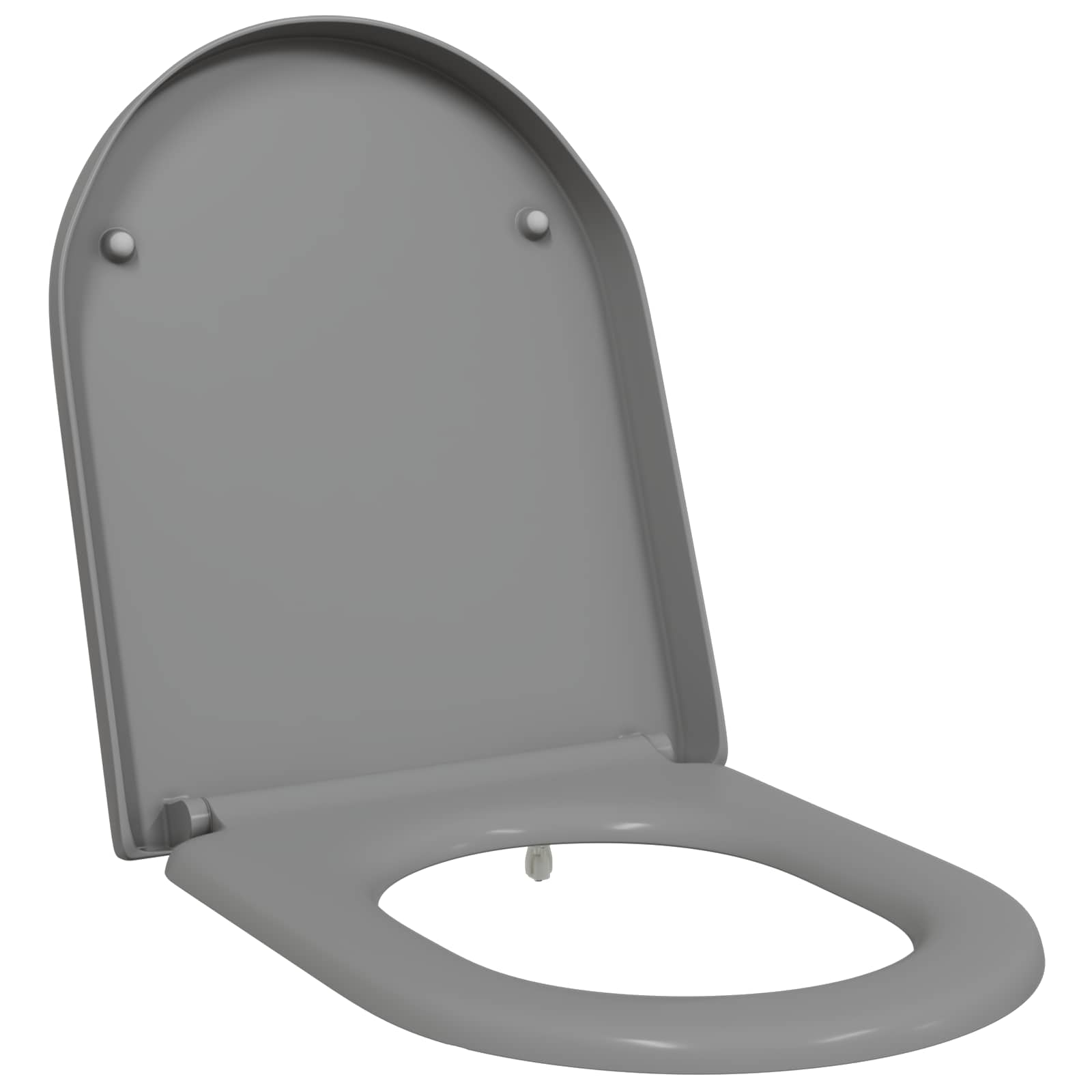 Wc-Istuin Harmaa 49 X 36 X 4 Cm Duroplast