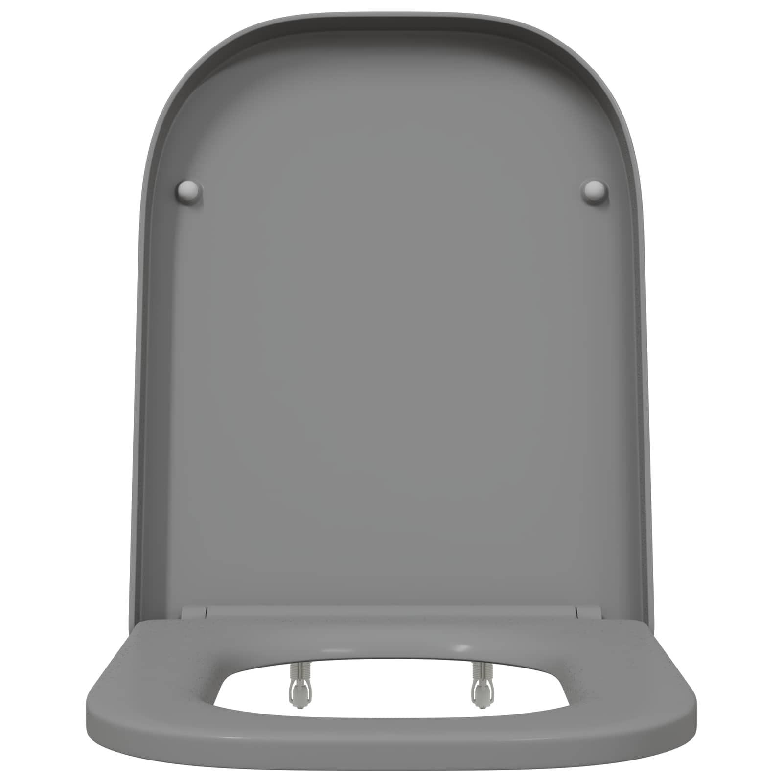 Wc-Istuin Harmaa 47,5 X 35 X 3,6 Cm Duroplast