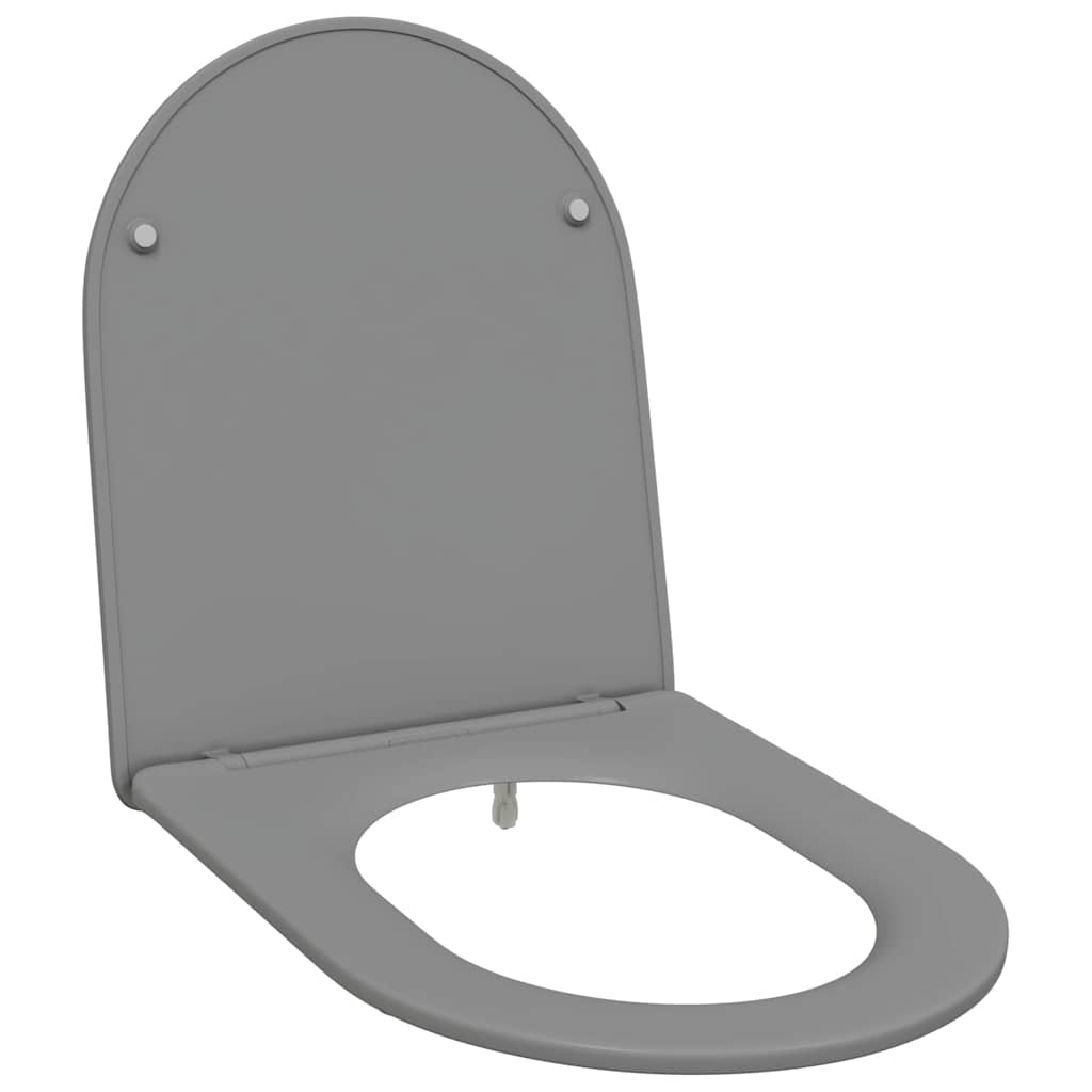 Wc-Istuin Harmaa 47 X 36 X 3,4 Cm Duroplast