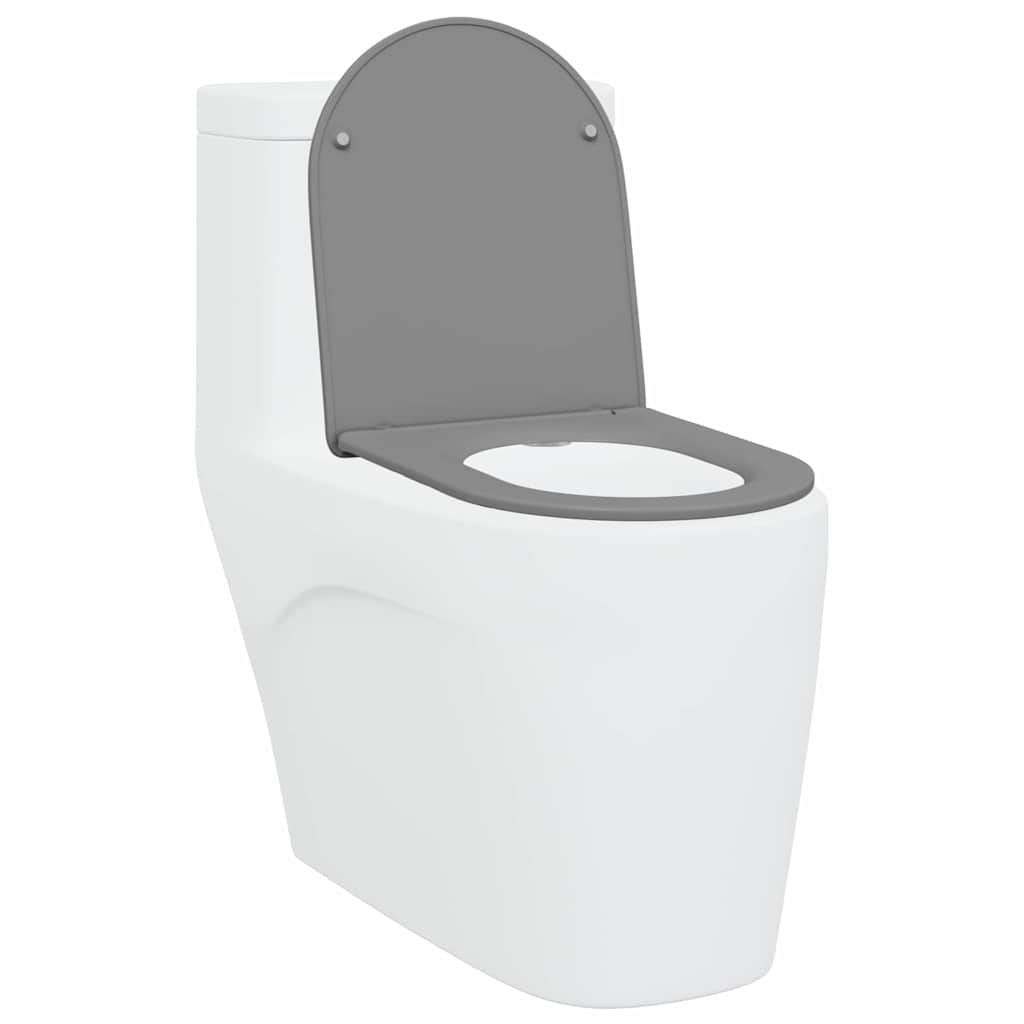 Wc-Istuin Harmaa 47 X 36 X 3,4 Cm Duroplast