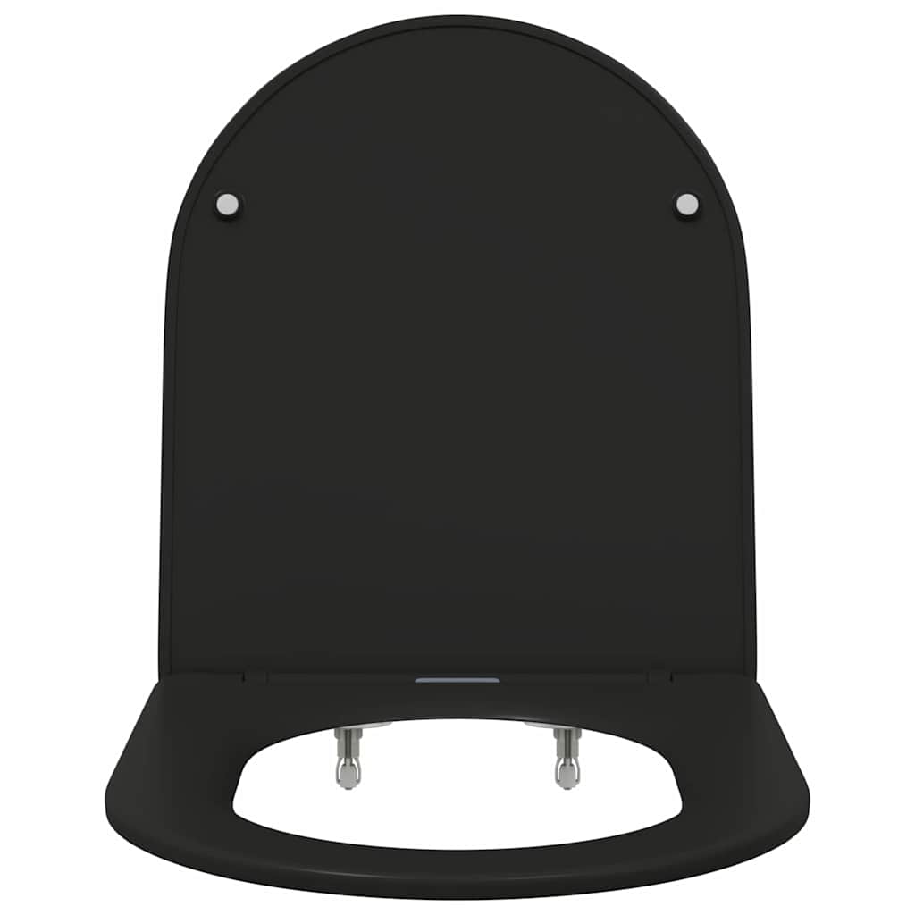 Wc-Istuin Musta 47 X 36 X 3,4 Cm Duroplast