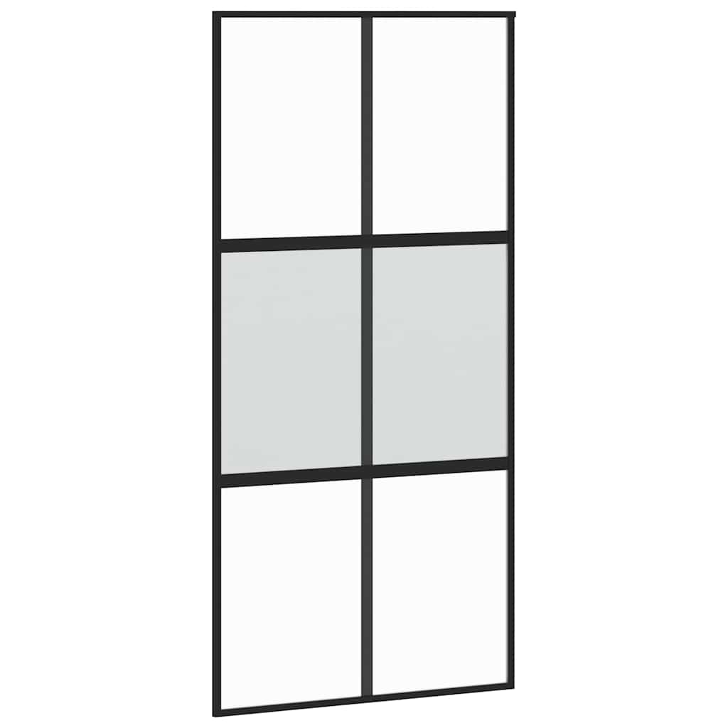 Liukuovi Laitteistosarjalla 102,5X205 Cm Karkaistu Lasi