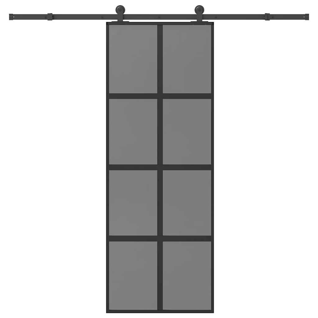 Liukuovi Asennustarvikkeilla 76X205 Cm Esg Lasi Ja Alumiini