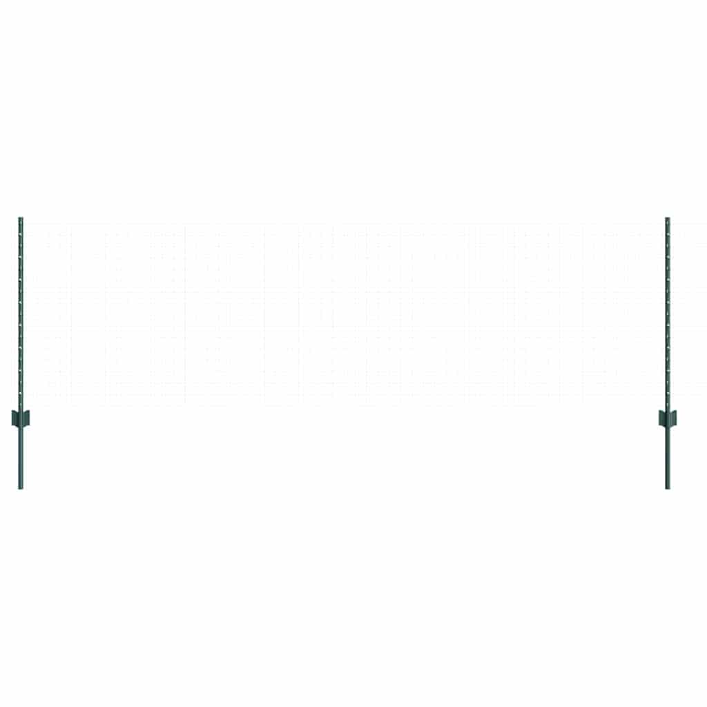 Upotettu Aitausapaja 5 Kpl Vihreä 120 Cm Jauhemaalattu Teräs