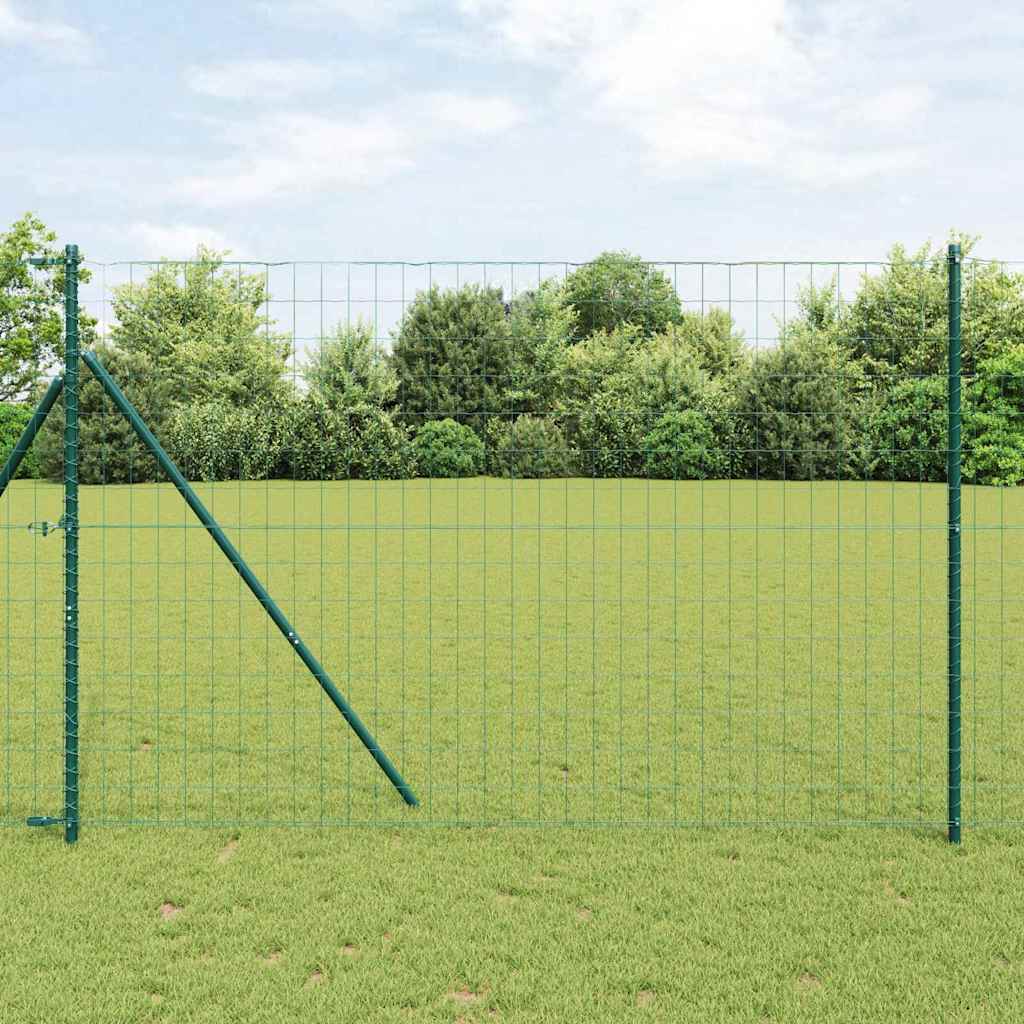 Euroaita Vihreä 1,5 X 10 M Pvc-Pintainen Rauta
