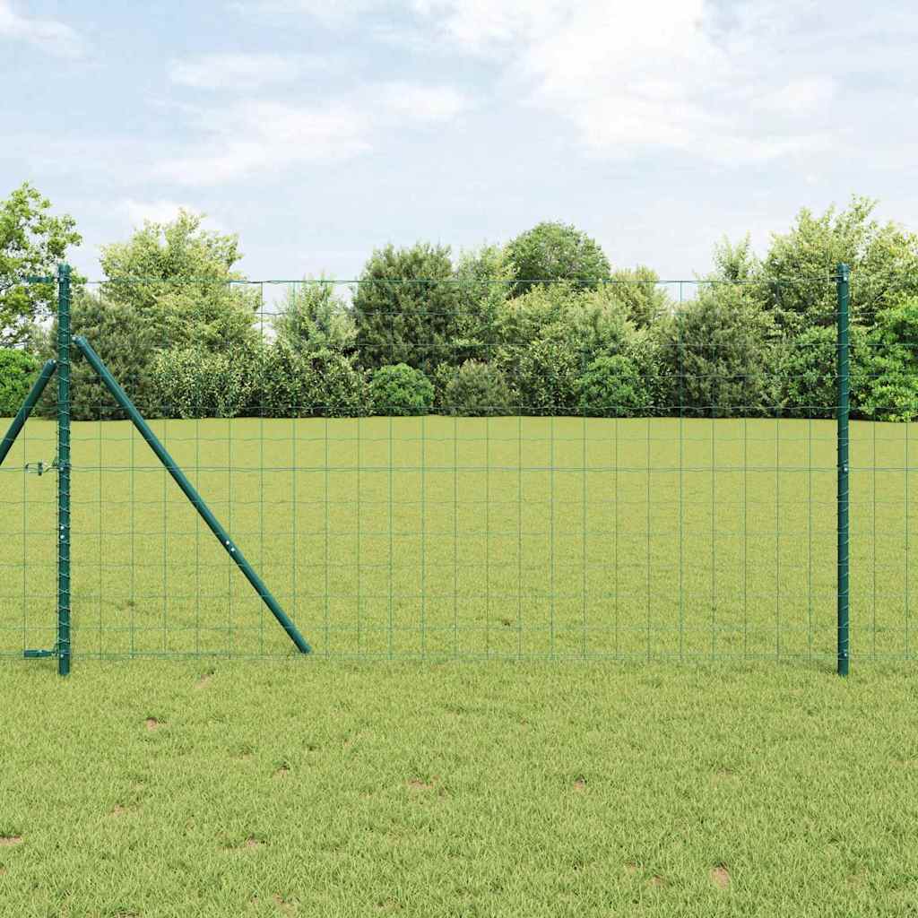 Euroaita Vihreä 1,4 X 10 M Pvc-Pintainen Rauta