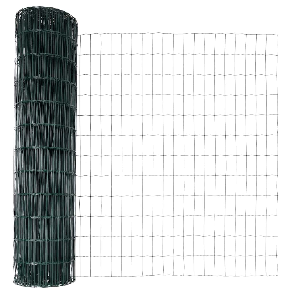 Euroaita Vihreä 1,2 X 25 M Pvc-Pintainen Rauta