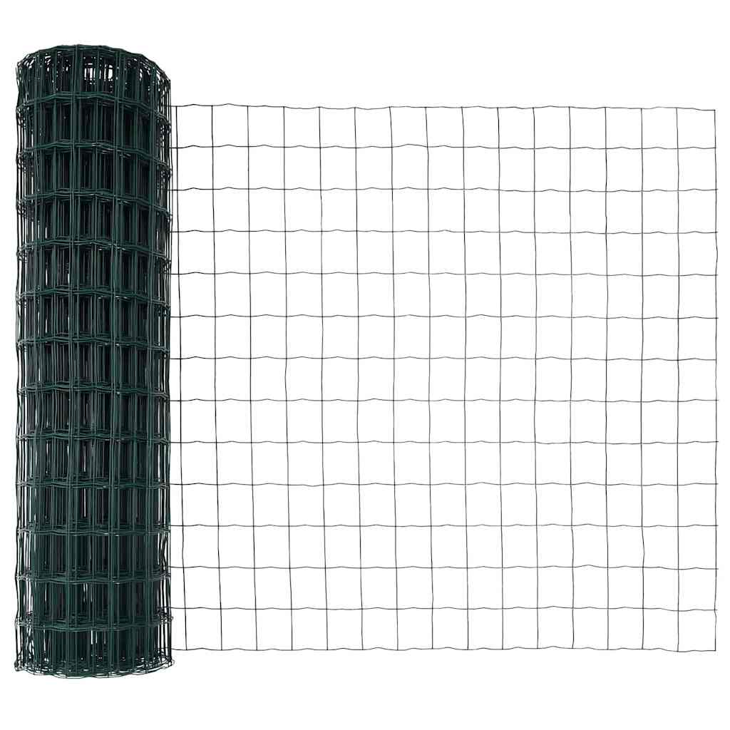 Euroaita Vihreä 1,4 X 10 M Pvc-Pintainen Rauta