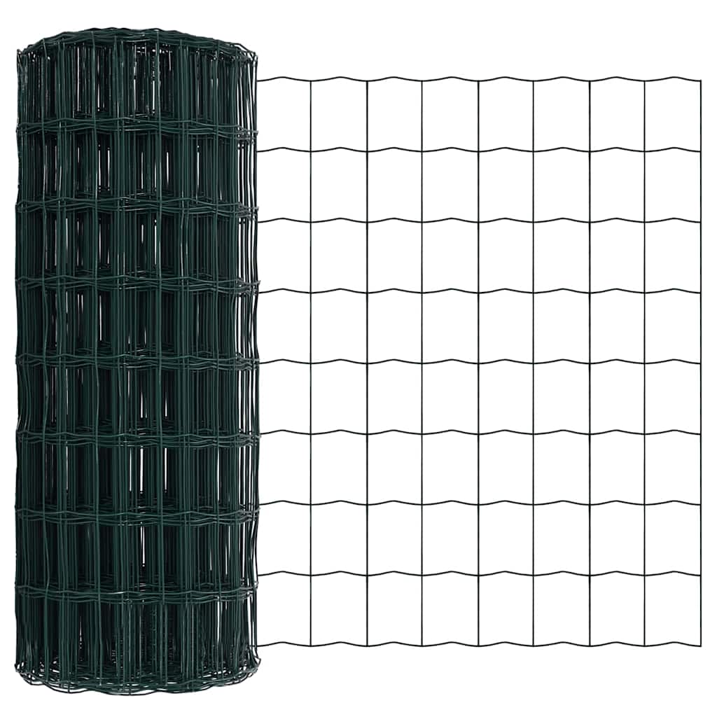 Euroaita Vihreä 0,4 X 25 M Pvc-Pintainen Rauta