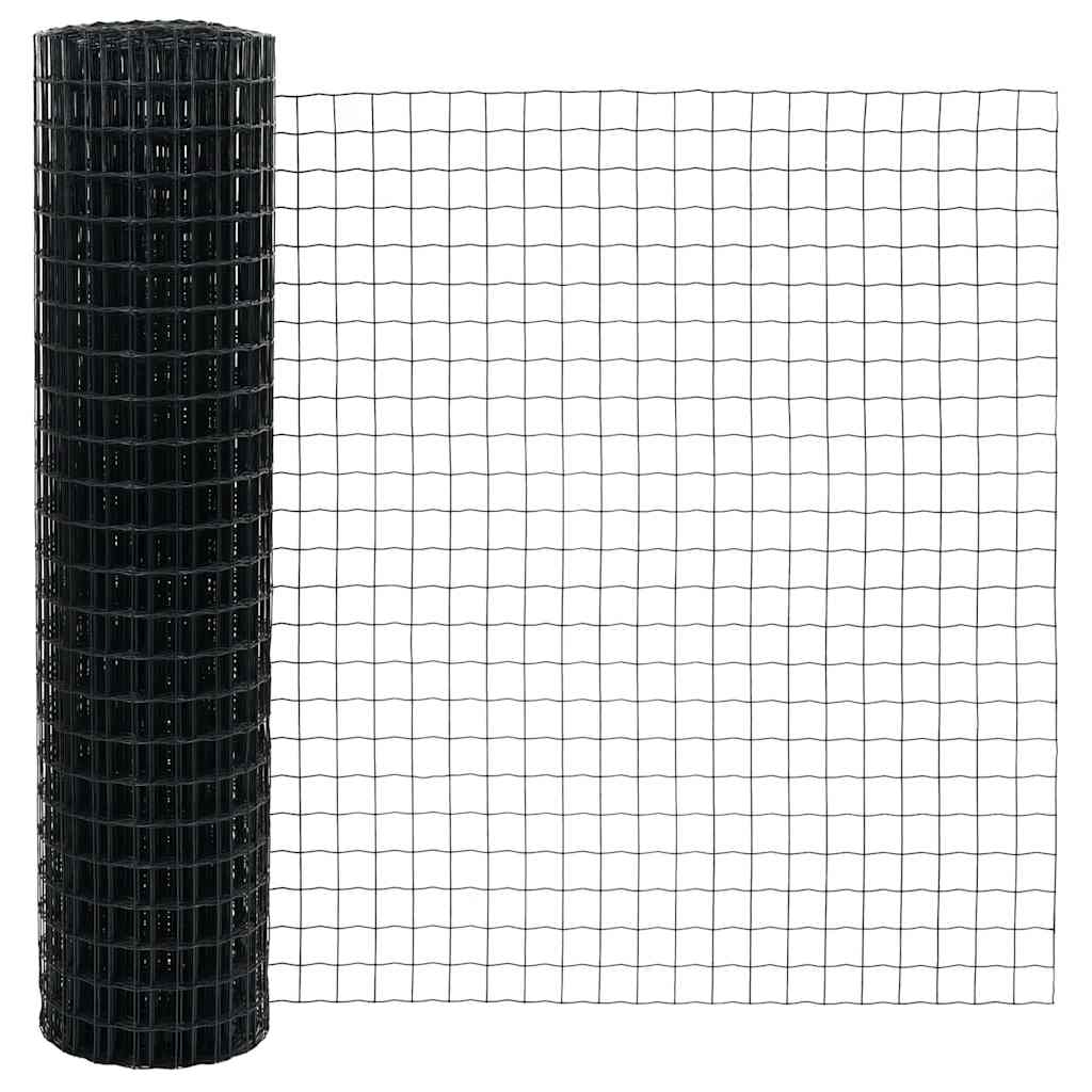 Euroaita Harmaa 1 X 10 M Pvc-Pintainen Rauta