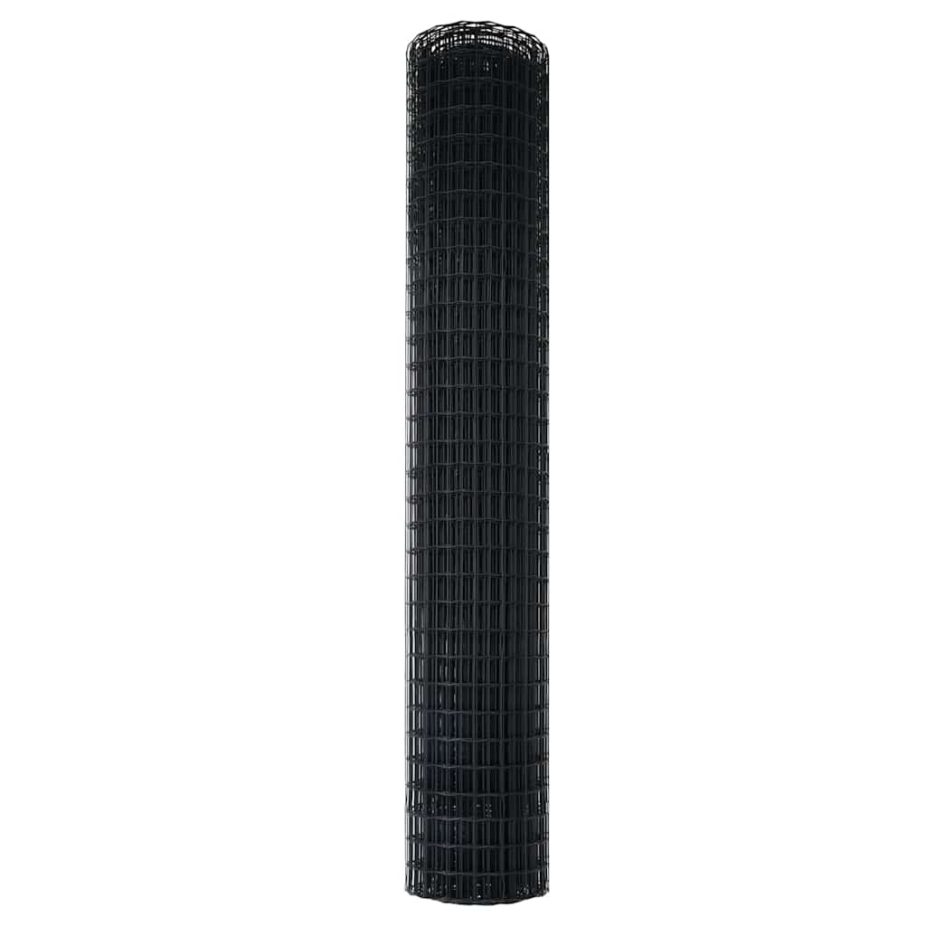 Euroaita Harmaa 1,5 X 10 M Pvc-Pintainen Rauta