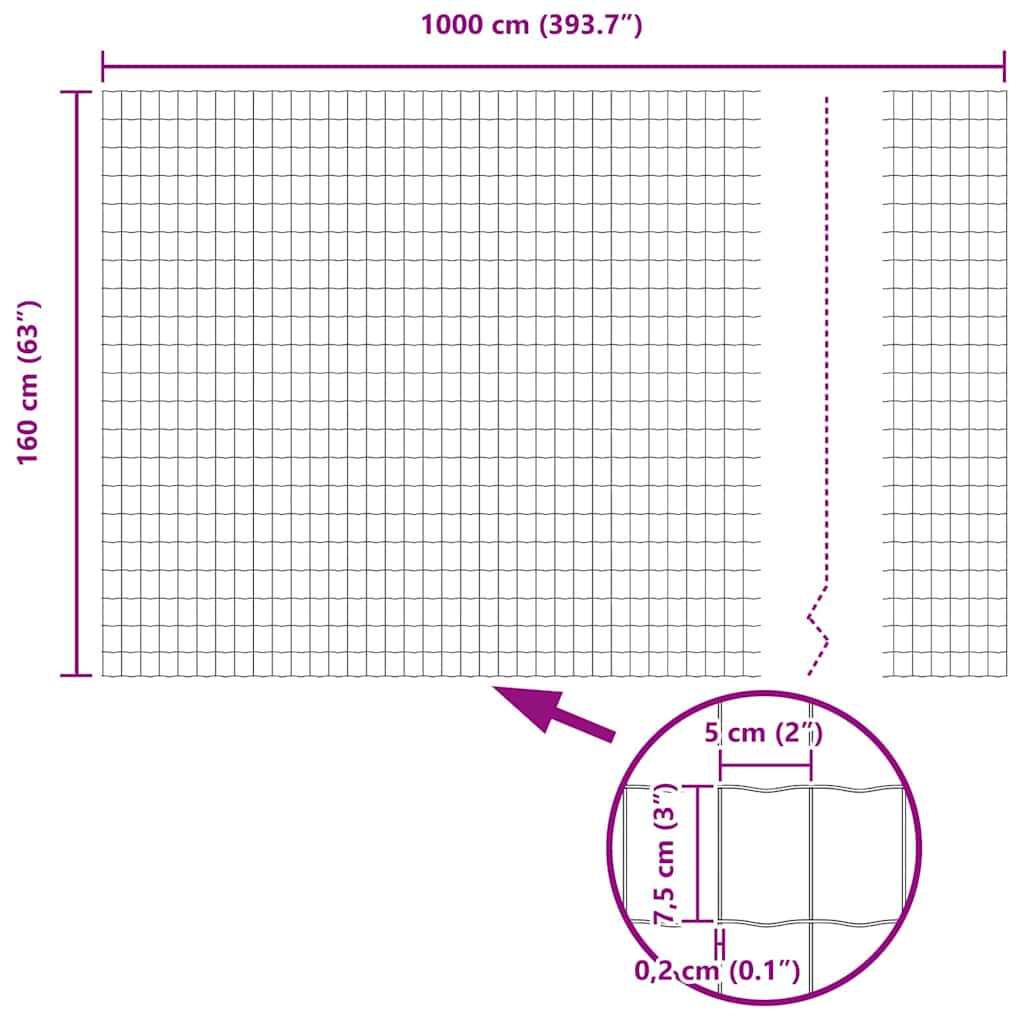Euroaita Harmaa 1,6 X 10 M Pvc-Pintainen Rauta
