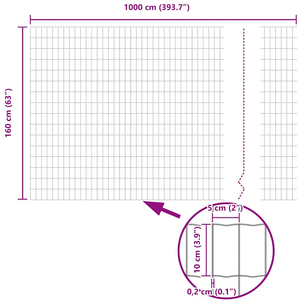 Euroaita Harmaa 1,6 X 10 M Pvc-Pintainen Rauta