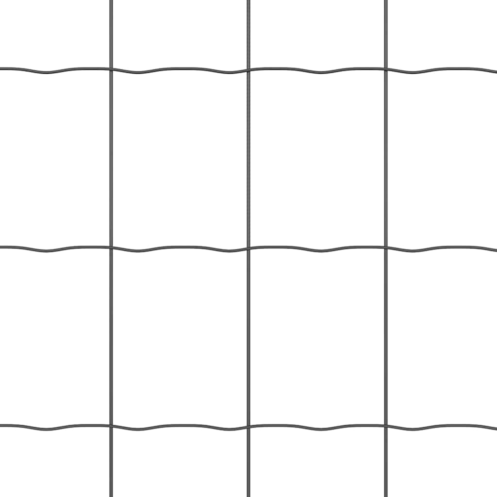 Euroaita Harmaa 0,4 X 10 M Pvc-Pintainen Rauta