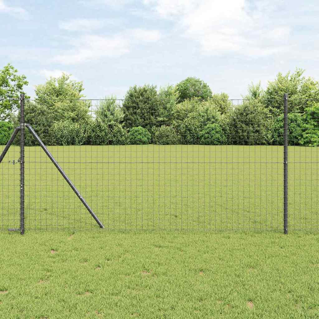 Euroaita Harmaa 1 X 25 M Pvc-Pintainen Rauta