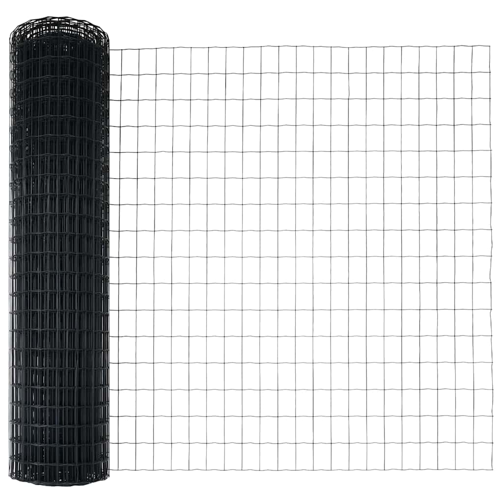 Euroaita Harmaa 1 X 25 M Pvc-Pintainen Rauta