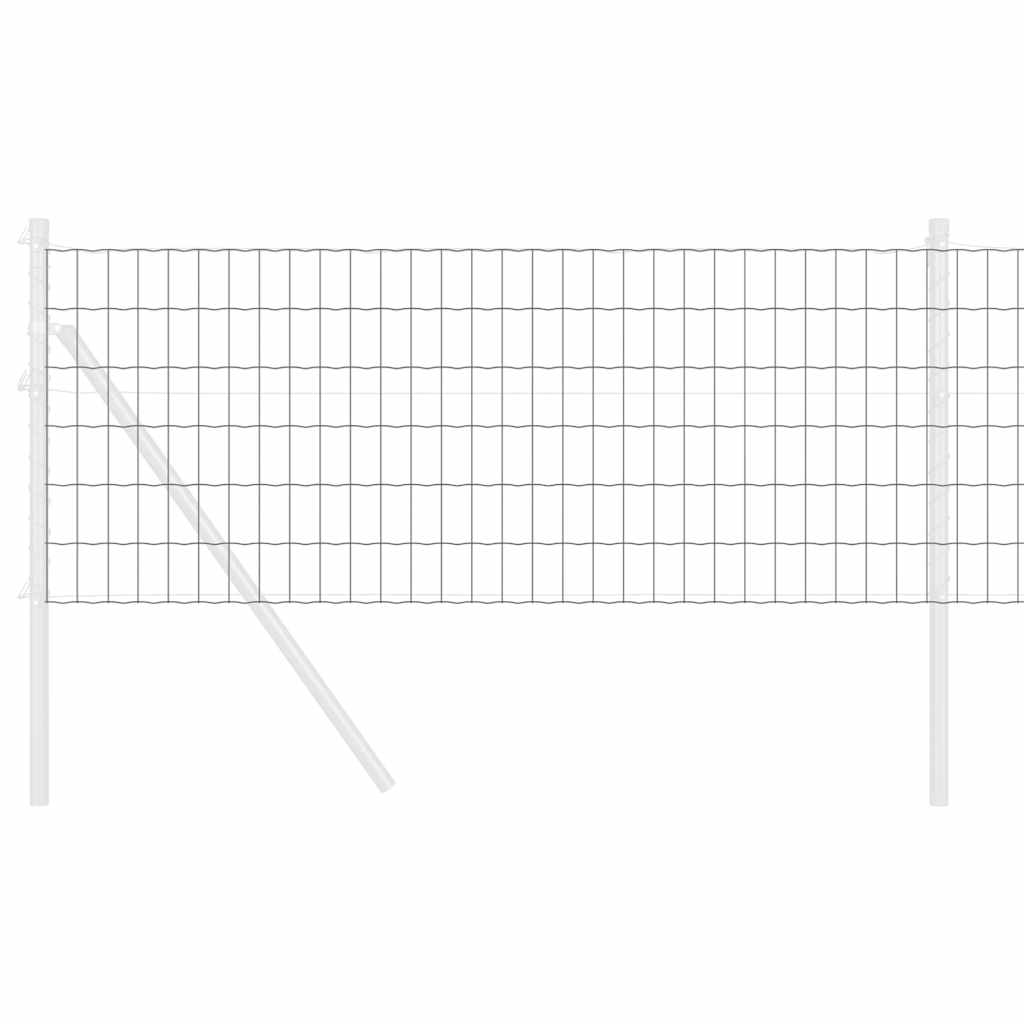 Euroaita Harmaa 0,8 X 25 M Pvc-Pintainen Rauta