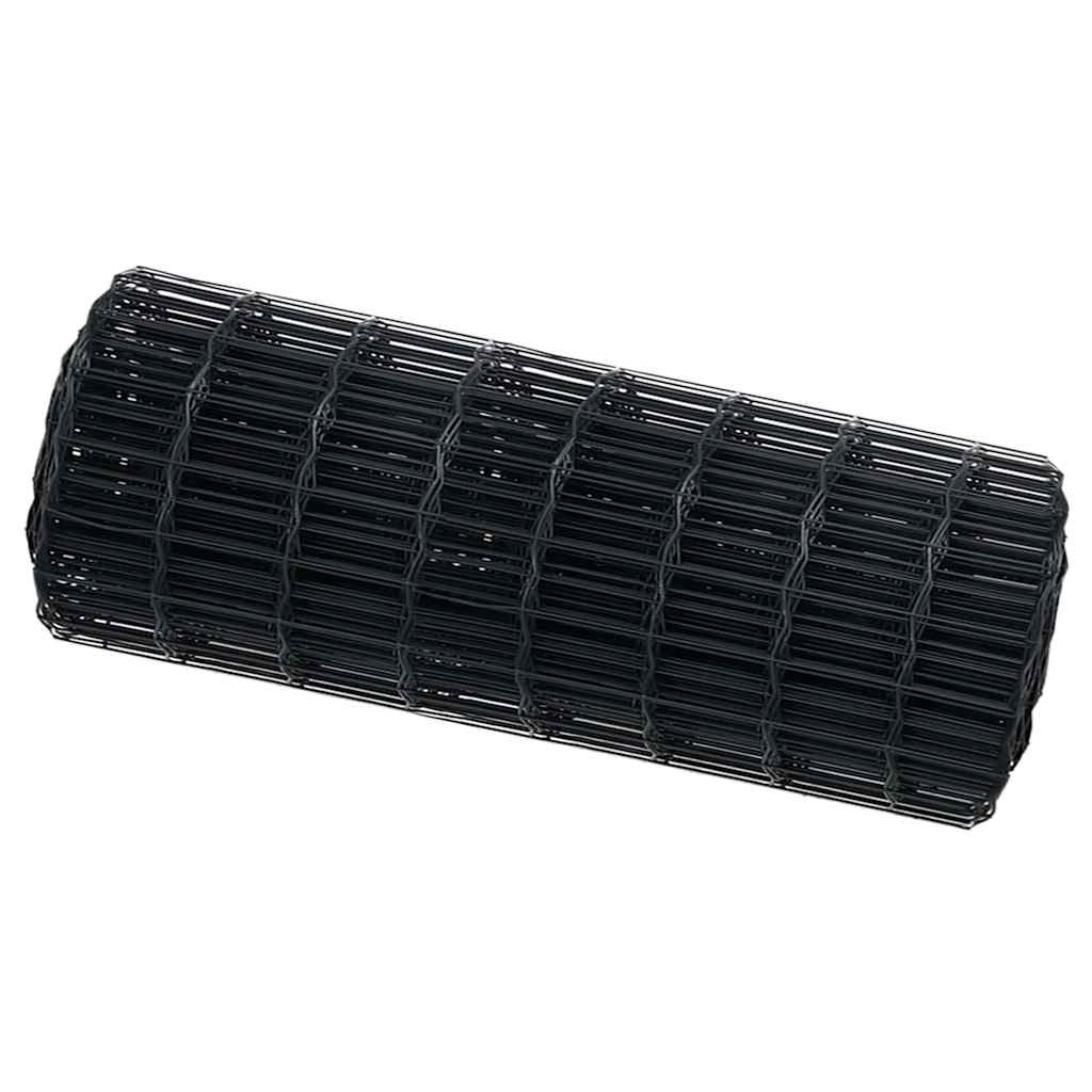 Euroaita Harmaa 0,6 X 50 M Pvc-Pintainen Rauta