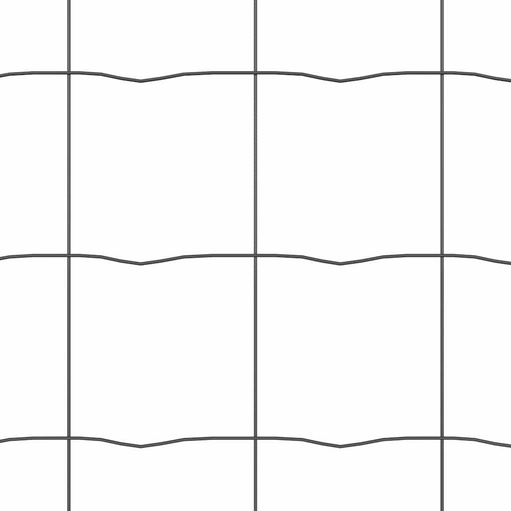 Euroaita Harmaa 0,4 X 50 M Pvc-Pintainen Rauta