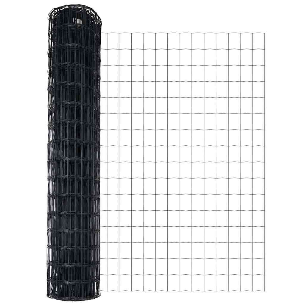 Euroaita Harmaa 1,4 X 10 M Pvc-Pintainen Rauta