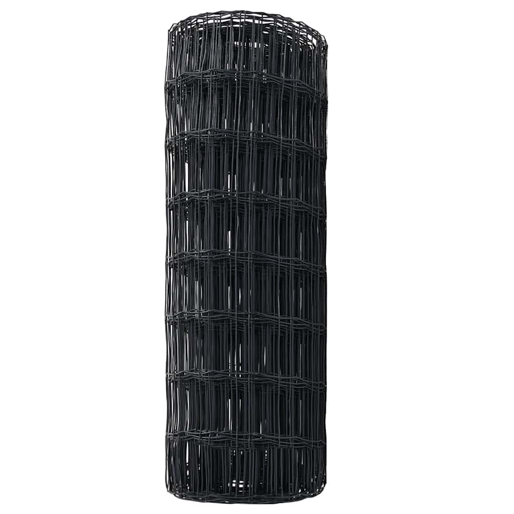 Euroaita Harmaa 0,4 X 50 M Pvc-Pintainen Rauta