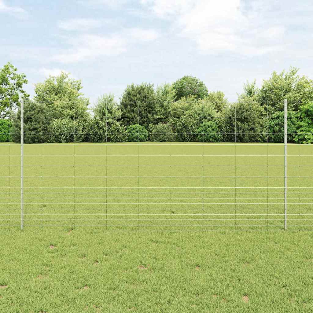 Ulkoilma Villin Aidan Postit 100 X 0,8 M Galvanoitu Teräs Hopea