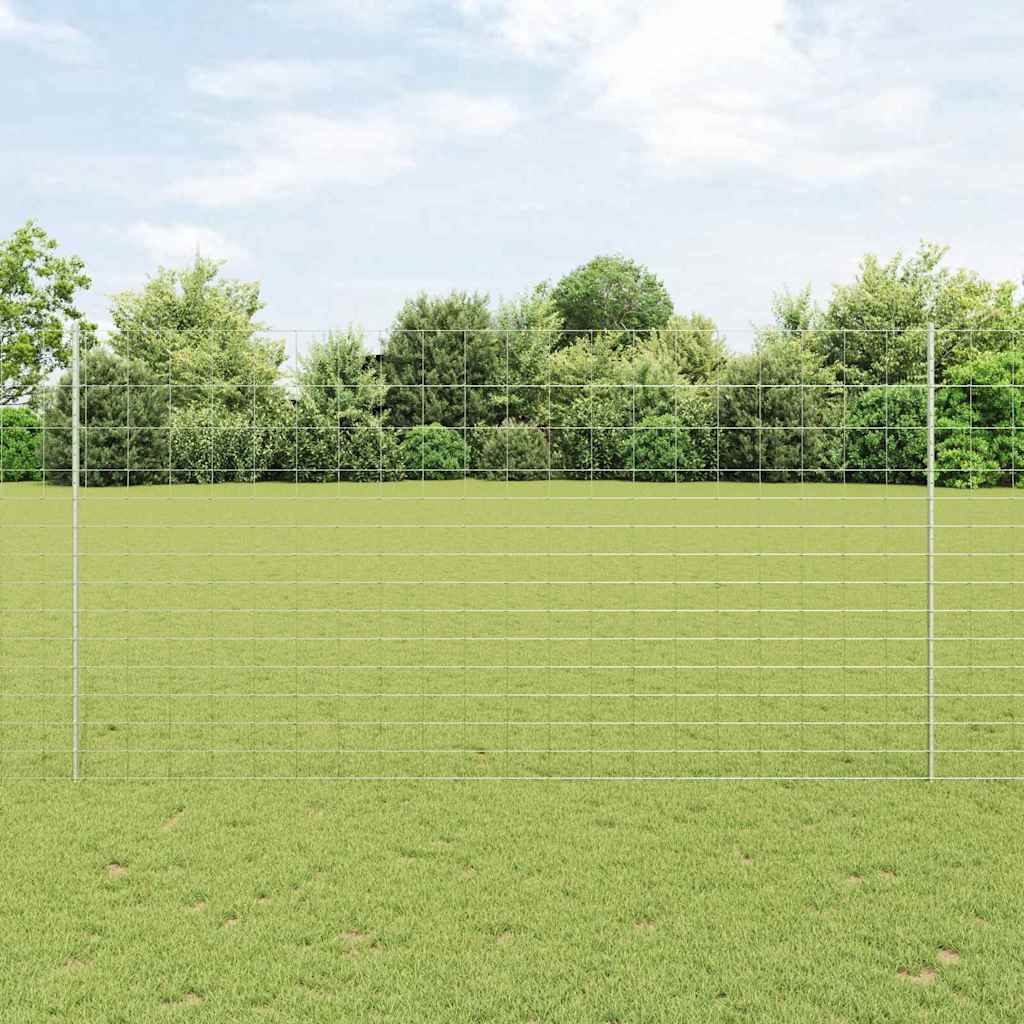 Ulkoilma Villin Aidan Postit 100 X 0,8 M Galvanoitu Teräs Hopea