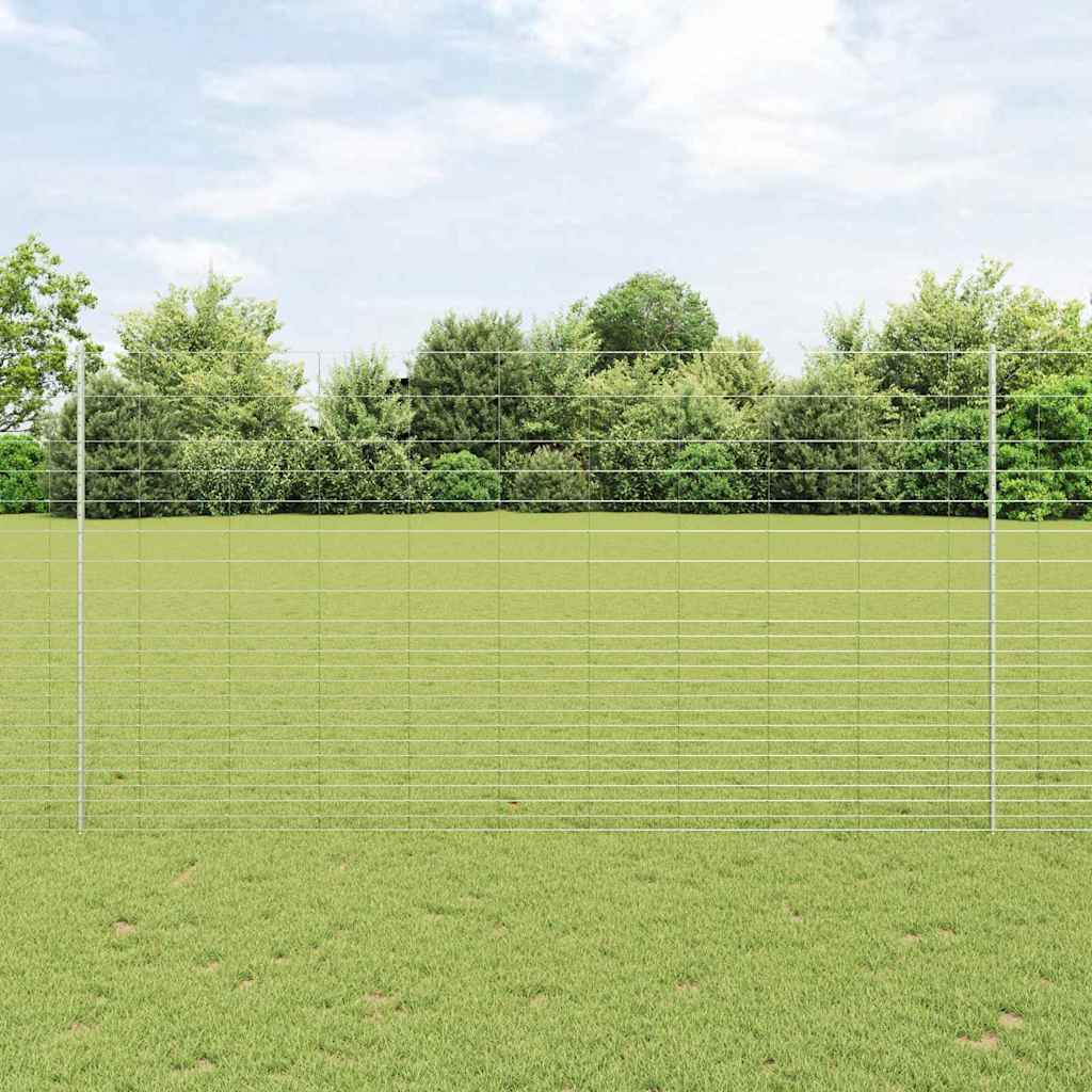 Ulkoilma Villin Aidan Postit 100 X 0,8 M Galvanoitu Teräs Hopea